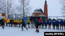 Чуашстанның татар авыллары такымнары арасында хоккей ярышы. 2016 ел 