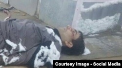 Фотография якобы мертвого Усмана Гази, размещенная на талибских веб-сайтах.