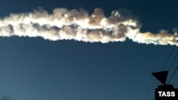 След метеора над Копейском, 15 февраля 2013