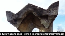 A tombstone ravaged by weather and time at a cemetery in eastern Austria. In 1939, Europe’s Jewish population was around <a href="http://www.pewresearch.org/fact-tank/2015/02/09/europes-jewish-population/">9.5 million</a>.<br />
