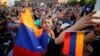 Armenia - Supporters of opposition leader Nikol Pashinian demosntrate in Yerevan's Republic Square, 2 May 2018.