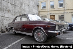 A Paykan Hillman-Hunter limousine, formerly owned by Romania's long-time communist ruler Nicolae Ceausescu.
