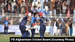 عکش ارشیف : اعضای تیم ملی کریکت افغانستان 