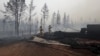 Пожар в якутском селе Арылах