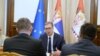 Predsednik Srbije Aleksandar Vučić na konsultacijama o budućem premijeru