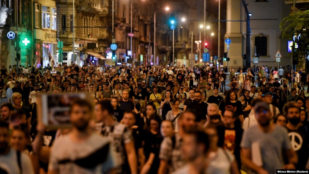 Protestele antiguvernamentale au început pe 12 iulie, după ce executivul de la Budapesta a a eliminat rata de impozitare favorabilă oferită întreprinderilor mici.