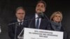 France - Mourad Papazian, a leader of the French-Armenian community, speaks at an Armenian genocide remembrance ceremony in Paris, April 24, 2022.