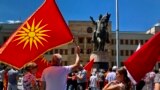 North Macedonia - Protesters in front of the Parliament building in Skopje have started protests against the "French proposal"