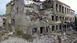 Drones Reveal Scale Of Damage To Donetsk Region Schools And Market