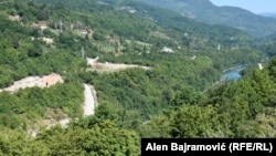 Radovi na gradnji HE Buk Bijela, juli 2022.