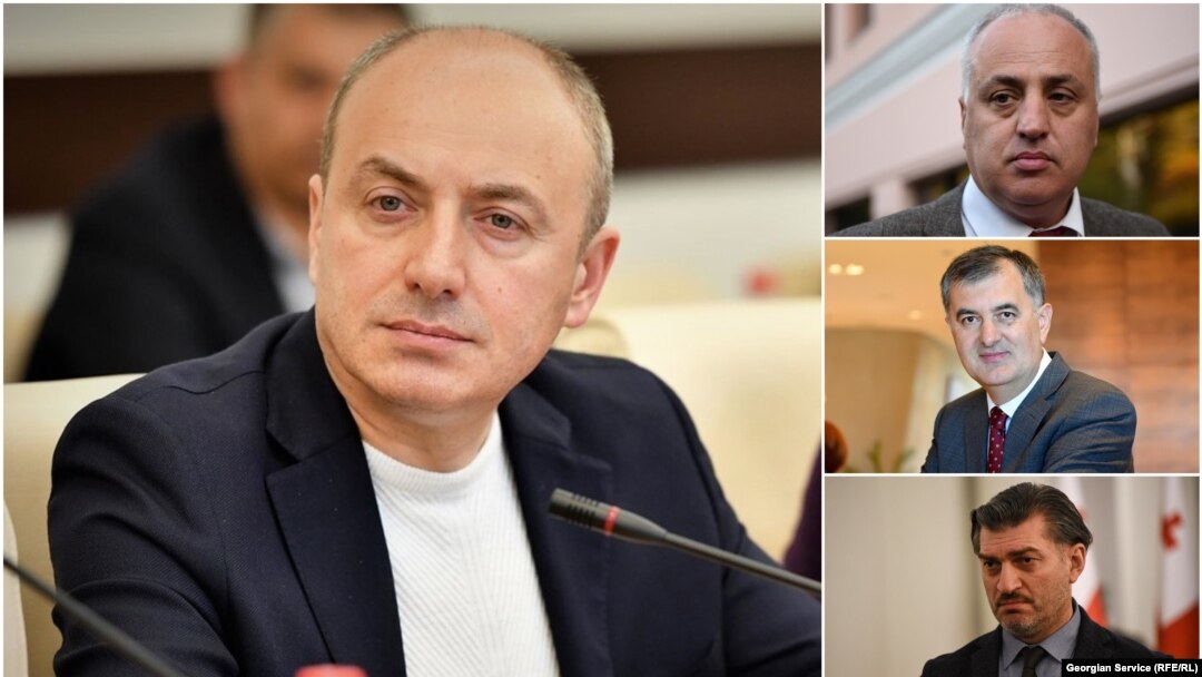 Гурам Мачарашвили, Дмитрий Хундадзе, Созар Субари и Михаил Кавелашвили (коллаж)