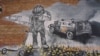 Граффити с "маленьким танкистом" Алёшей Павличенко