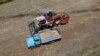 Armenia-Wheat, grain fields in Shirak marz, Armenia,agricultural season, tractor works,29July,2022