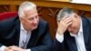 Semjén Zsolt és Orbán Viktor az Országgyűlés ülésén 2022. július 19-én