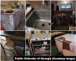 ფოტოკოლაჟი სახალხო დამცველის ანგარიშიდან