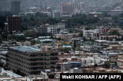 Ova fotografija snimljena 2. augusta 2022. prikazuje pogled na područje Šerpur u Kabulu, gdje je ubijen Al-Zawahiri.