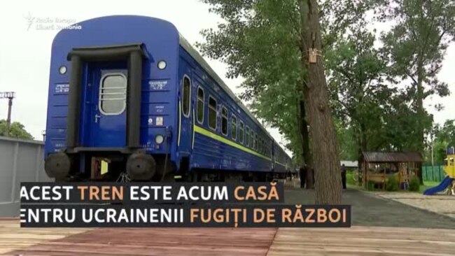 Casa din tren a refugiaților ucraineni. Adresa Liudmilei: vagonul 2, compartimentul 4