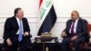 Iraqi Prime Minister Adel Abdul Mahdi (R) meets with U.S. Secretary of State Mike Pompeo in the capital Baghdad, May 9, 2019