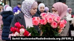 Всемирный день хиджаба в Киеве, 1 февраля 2022 года