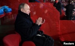 Președintele rus, Vladimir Putin, la deschiderea Jocurilor Olimpice de iarnă de la Beijing