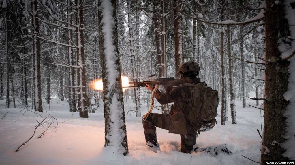 Учения войск НАТО в Эстонии 