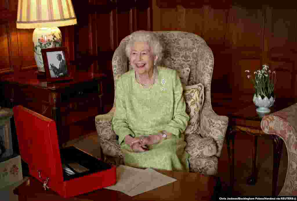 Portretul oficial dedicat Jubileului de Platină. Fotografia a fost realizată în 2 februarie 2022, la Sandringham House.