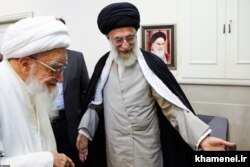 صافی گلپایگانی در دیدار دیگری با رهبر جمهوری اسلامی