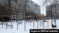 Многоквартирные дома в Керчи, 26 января 2022 года. Фото с сайта российского главы Крыма