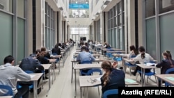 Татар теле һәм әдәбиятыннан Халыкара олимпиада вакытында (архив фотосы)