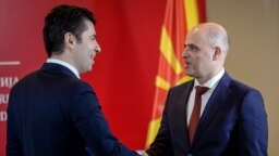 Първото международно посещение на Кирил Петков беше в Скопие, където той се срещна с македонския си колега Димитър Ковачевски през януари