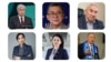 Кандидаты в президенты Казахстана на внеочередных президентских выборах 20 ноября 2022 года (в порядке их регистрации ЦИК). Фотоколлаж