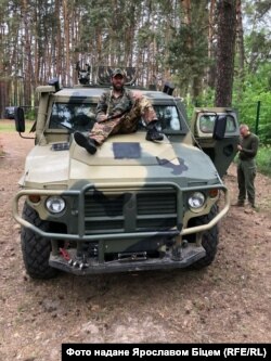 Дмитро Фіалка на фронті