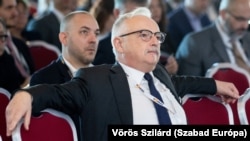 Hernádi Zsolt, a MOL, a Magyar Olaj- és Gázipari Társaság elnök-vezérigazgatója a Budapesti Gazdasági Fórumon 2022. október 19-én