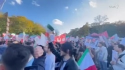 اجتماع بزرگ همبستگی با معترضان ایرانیان در برلین
