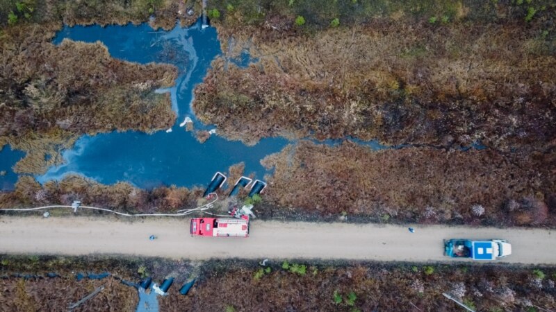 Минприроды Коми: попадание нефти в реку Кычан пытались скрыть