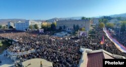 Степанакерте (Ханкенди) шаарындагы митинг. 30-октябрь, 2022-жыл.