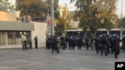 A student protest in Iran. (file photo)