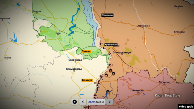 На сході українська армія потроху просувається ближче до траси Сватово – Кремінна