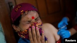  Ваксинация в Индия, 2021 година, Фотограф: Аднан Абиди 