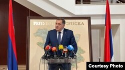 Milorad Dodik na konferenciji za novinare, Banja Luka, BiH, 21. oktobar 2022.