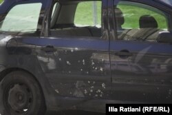 მანქანა ლაღიძის ქუჩაზე