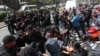 Armenia - Police detain opposition protesters in Yerevan, May 5, 2022.
