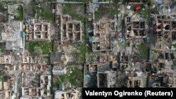 Киевдаги вайрон қилинган уйлар (иллюстратив сурат)