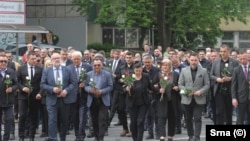 Obilježavanje 30. godišnjice stradanja pripadnika JNA u Dobrovoljačkoj ulici u Sarajevu, 3. maj 2022.