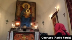 Iranian Christians worship at a house church.