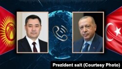 Телефонный разговор Садыра Жапарова с президентом Турции Реджепом Тайипом Эрдоганом состоялся 3 мая 2022 г.