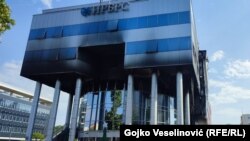 Požar u zgradi Investicijsko razvojne banke Republike Srpske u Banja Luci, 1. maja 2022. 