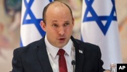 Israeli Prime Minister Naftali Bennett