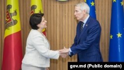 Senatorul Robert Portman și premierul Natalia Gavrilița