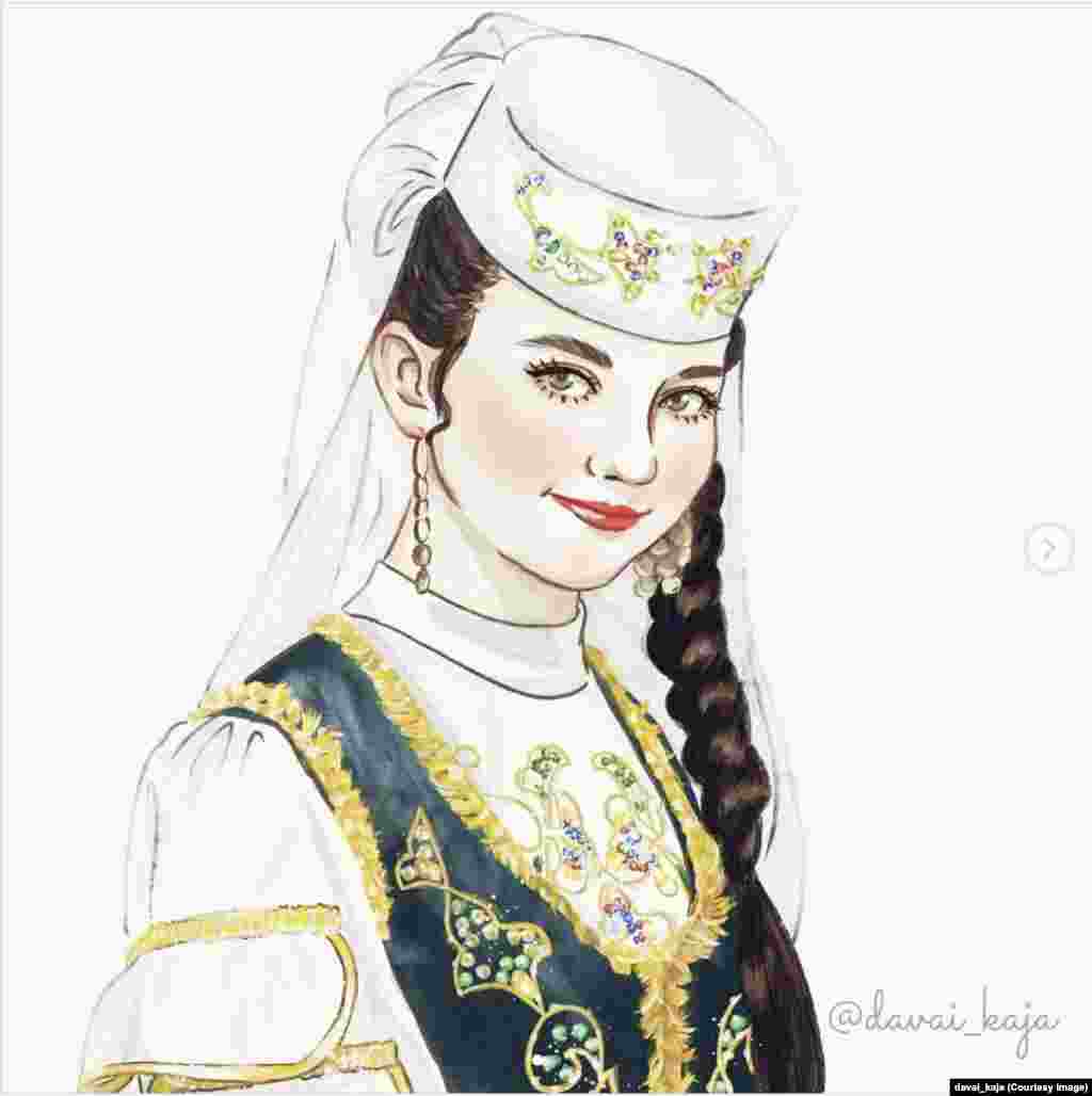 Tatar national costume
